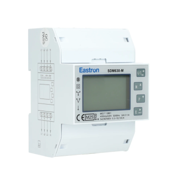 Eastron energiemeter 100A 3-fase direct Klasse B MID Modbus RS485 afname/levering (SDM630MODBUS)