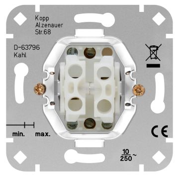 Kopp sokkel wissel-wissel schakelaar inbouw (503300007)