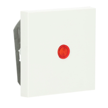 Kopp HK07 bedieningswip met rode lens 2-voudig wit per 5