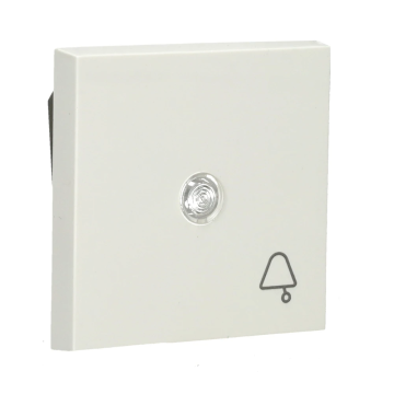 Kopp HK07 bedieningswip met lens en symbool 1-voudig wit per 5 (490452004)