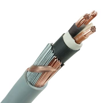YMvK-as grondkabel 3X25 per meter