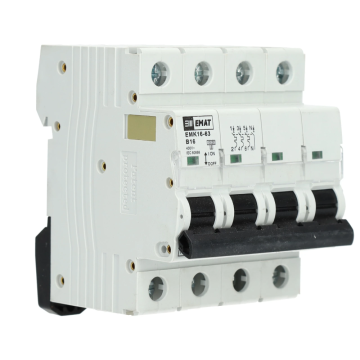 EMAT installatieautomaat B16 3-fase (3P+N) 10kA (85004004)