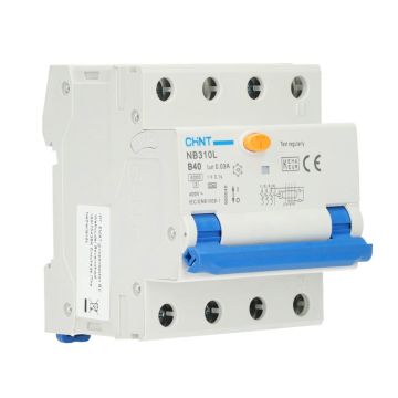 Chint aardlekautomaat B40 30mA 3-fase (3P+N) 6kA (2015B40)