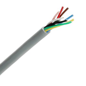 Dynamic signaalkabel YR 10x0.8mm² Dca-s2,d0,a3 grijs per rol 100 meter