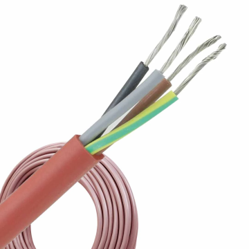 Siliconenkabel SiHF 4x1mm² per rol 100 meter