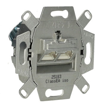Rutenbeck universele wandcontactdoos inbouw basiselement UTP 2-voudig Cat6 (39041)