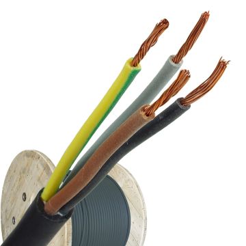 Eupen Neopreen kabel H07RN-F 4x1mm² per haspel 500 meter