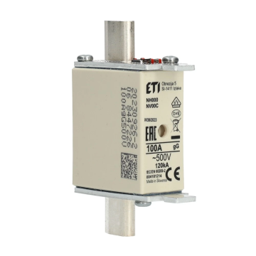 Mespatroon 100A NH00/NH000 per 3 stuks