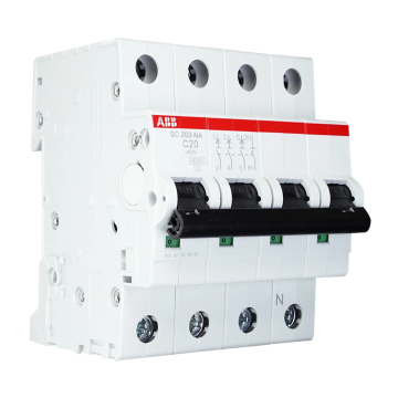ABB installatieautomaat C20 3-fase (3P+N) 6kA (2CDS253120R0204)