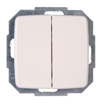 Kopp RIVO wissel/wisselschakelaar inbouw wit