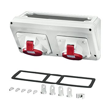 Hensel CB 11 connection box 2x16A 5-polig 300x150x170mm (BxHxD)