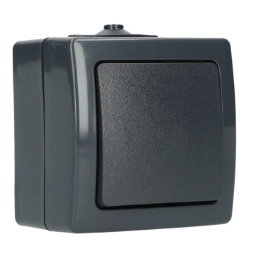 Kopp NAUTIC wisselschakelaar ip44 antraciet (565615002)