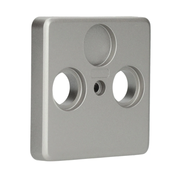 Kopp HK07 centraalplaat tv/fm staal