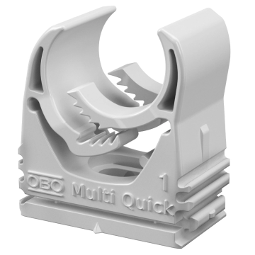 OBO klembeugel koppelbaar 18.5-22.5mm, PA - lichtgrijs (M-Quick 18-22LGR)