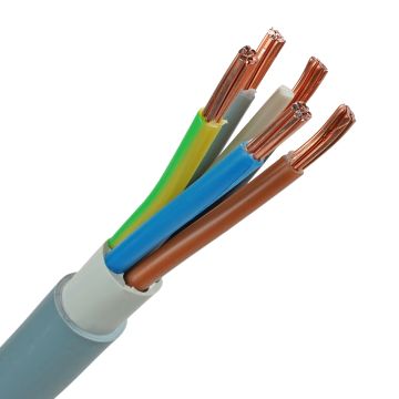 YMvK kabel 5x10 per meter