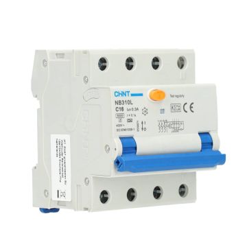 Chint aardlekautomaat C16 300mA type A 3-fase (3P+N) 6kA (2015C16300)