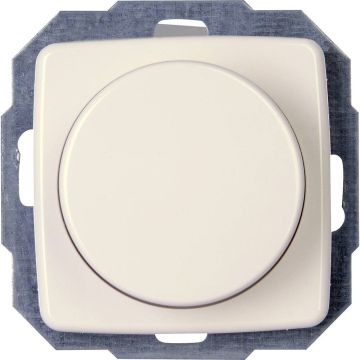Kopp RIVO inbouw druk/draai dimmer zuiver wit RAL9010 (841017454)