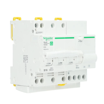 Schneider Electric aardlekautomaat 16A 30mA type A 3-fase (3P+N) 6kA (R9D54716)