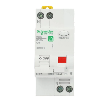 Schneider Electric aardlekautomaat 1-polig+nul 16A C-kar 30mA (R9D55616)