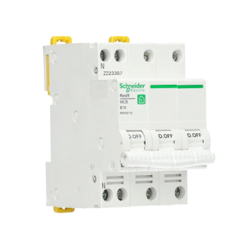 Schneider Electric installatieautomaat B16 3-fase (3P+N) 6kA (R9P09716)