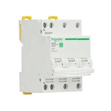 Schneider Electric installatieautomaat C16 3-fase (3P+N) 6kA (R9P19716)