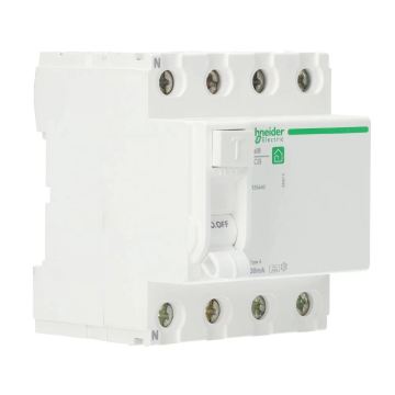 Schneider Electric aardlekschakelaar 40A 30mA type A 3-fase (4P) (R9R35440)