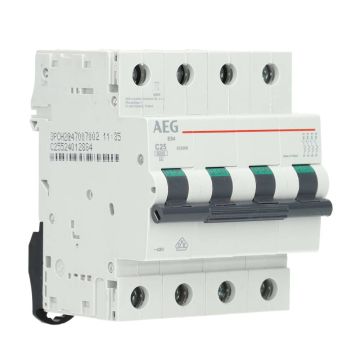 AEG krachtgroep 3-polig+nul 25A C-kar (667628)