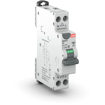 ABB Componenten aardlekautomaat B16 30mA 1-fase (1P+N) 6kA (2CDB352501R1165)