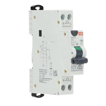 ABB Componenten aardlekautomaat 1-polig+nul 25A C-kar 30mA (DSN201E C25 A30)