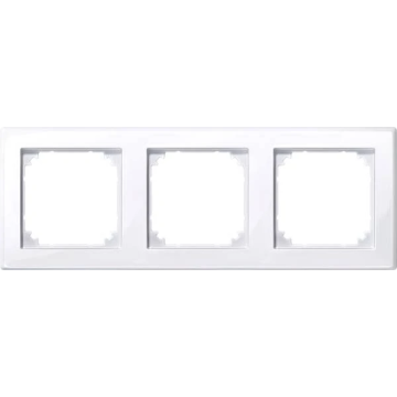 Merten afdekraam 3-voudig M-Smart - actief wit glanzend(478325)