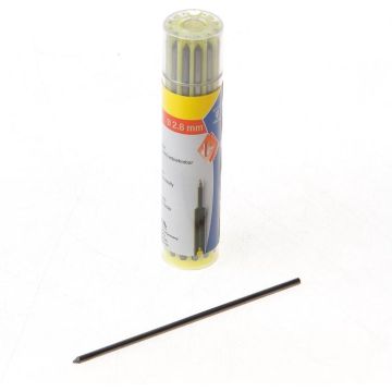 Kadeem reservestiften grafiet verwijderbaar - 12 stuks (850337)