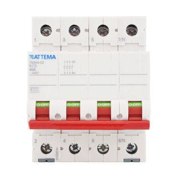ATTEMA hoofdschakelaar 40A 3-fase (4P) (AT90229)