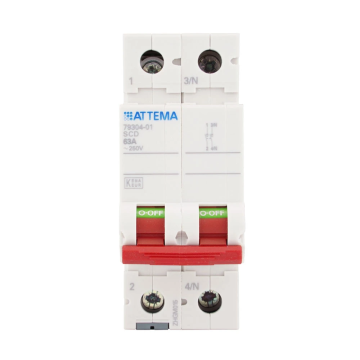 ATTEMA hoofdschakelaar 2-polig 63A (AT90230)