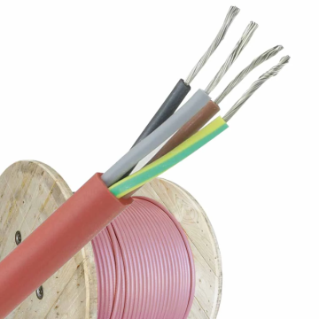 Siliconenkabel SiHF 4x1.5mm² per haspel 500 meter