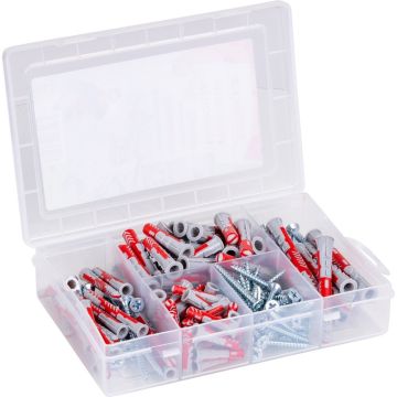 Fischer Profi-Box DuoPower pluggen kort en lang met schroeven (541109)