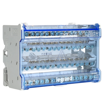 Legrand aansluitblok 4-polig 125A 15 aansluitingen 26kA - 8 modules (400409)