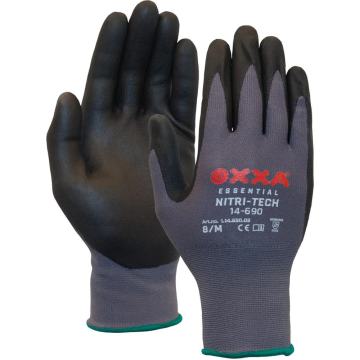 OXXA Nitri-Tech 14-690 nylon handschoen met nitril foam coating - maat 9 (1.14.690.09)