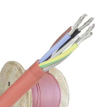 Siliconenkabel SiHF 5x2.5mm² per haspel 500 meter