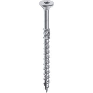 Woodies spaanplaatschroeven TX20 met verzonken platkop 4.0x30/18mm - deeldraad per 200 stuks (61540312)