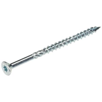 Woodies spaanplaatschroeven TX20 met verzonken platkop 5.0x100/60mm - deeldraad per 200 stuks (61550581)