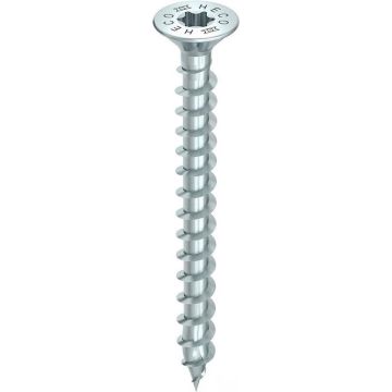 Heco spaanplaatschroeven TX20 met verzonken platkop 5.0x35mm - voldraad per 200 stuks (60851)