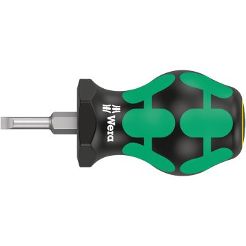 Wera schroevendraaier stubby/kort Kraftform SL 0.8x4.0 75.5/24.5mm Sleuf (05008841001)