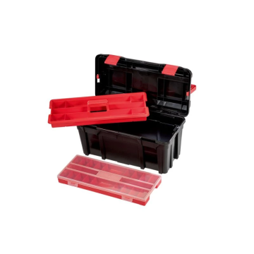Parat kunststof gereedschapskist box Profi-Line Allround XL incl inzetbak en doos 585x290x280mm (5813000391)