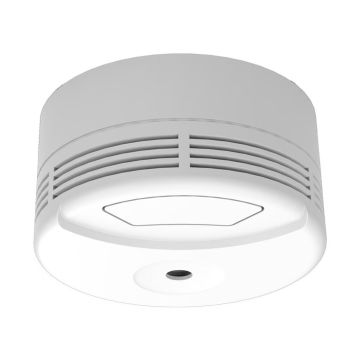 Thuislink rookmelder optische vervangbare batterijen wit (TLB-155)