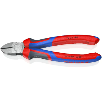 KNIPEX zijkniptang comfort 180mm met 3-comp comfort handgreep KNIPEXtend (7002180)