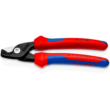 KNIPEX kabelschaar getrapte snijrand 160mm (95 12 160)