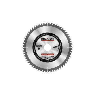 Kreator cirkelzaagblad Ø 216x30x2.2mm 60T Wood (KRT020424)