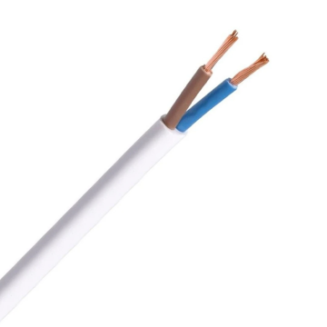 VMVL (H05VV-F) kabel 2x1.5mm2 wit per meter