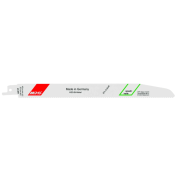 MPS reciprozaagblad BiM hout en metaal Profi Demolition Line lengte 230mm TPI 10 - blister van 5 stuks (4437-5)