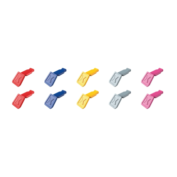 KNIPEX colorCode clips kleurenmix 1 – set 10 stuks (006110CV01)